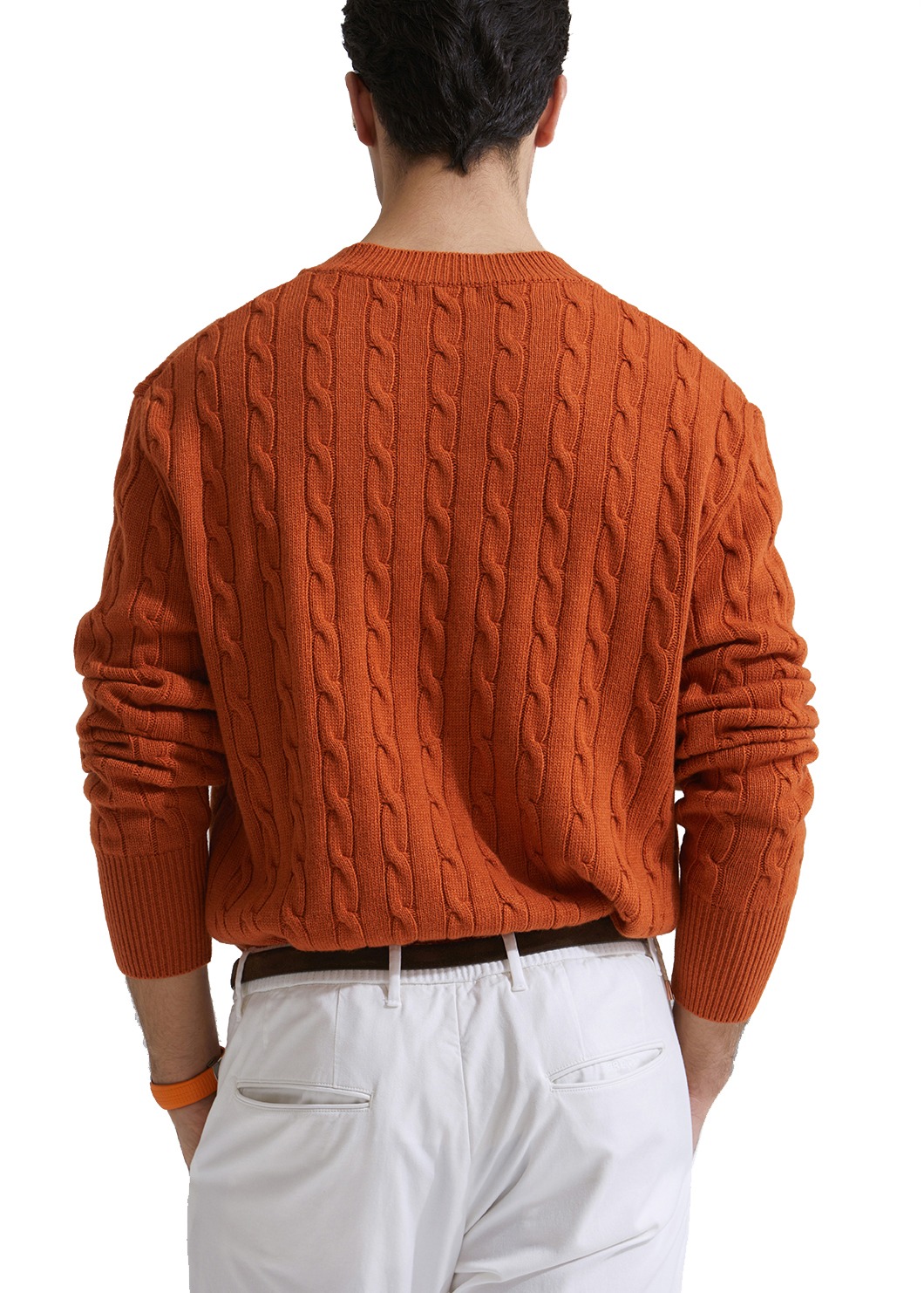 Crop Cable Knit Sweater - 2color